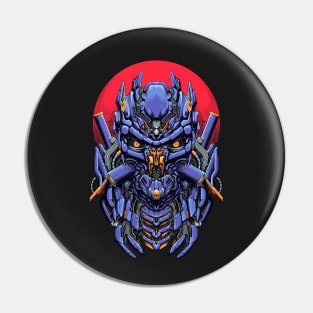 Mecha Demon Pin