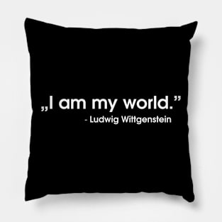 Wittgenstein quote Pillow