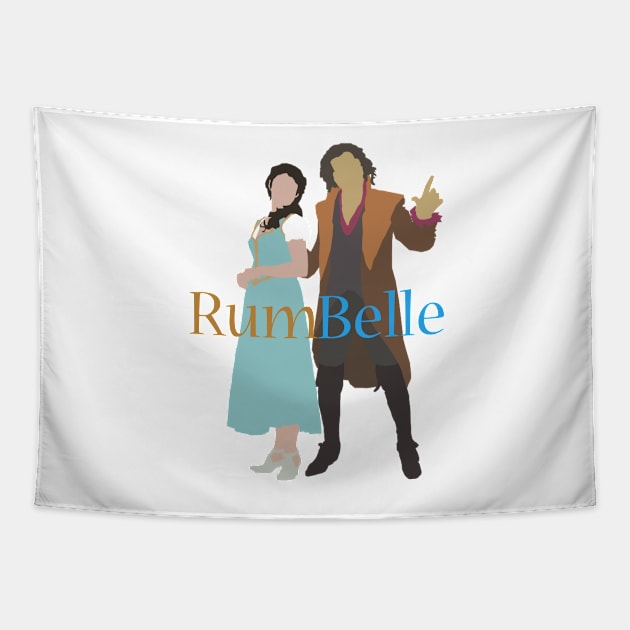 Rumbelle - Once Upon a Time Tapestry by eevylynn