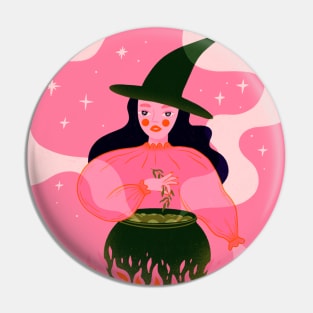 I put a spell on you potion. Witches brew illustration Pin