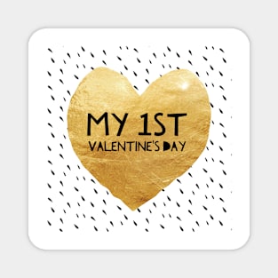 Baby's 1st Valentine's Day Magnet