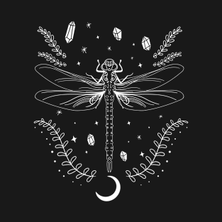 Magical Dragonflies Nature Gothic T-Shirt