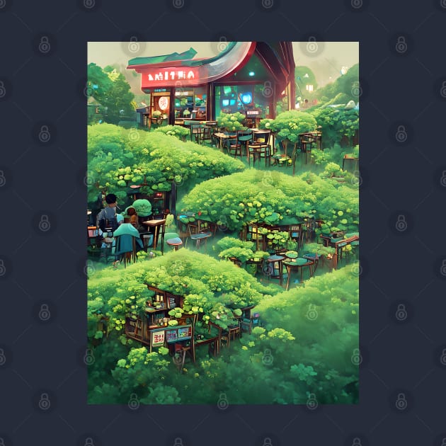 Bonsai Maze Cafe Lounge by DaysuCollege