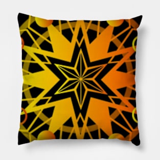 Star mandala Pillow