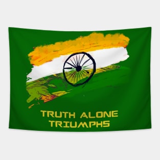 Truth Indian Flag Tapestry