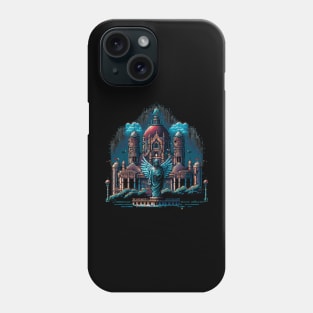 Sacre Coeur Pixel Art Phone Case