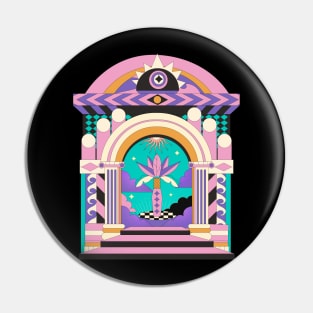 Retro Paradise" T-Shirt Pin