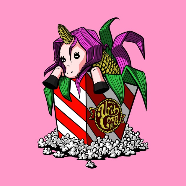 Popcorn Unicorn by underheaven