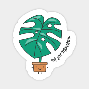 M for Monstera Magnet