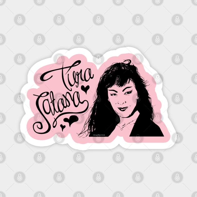 I Love Tura w/black hearts Magnet by Tura Satana Inc