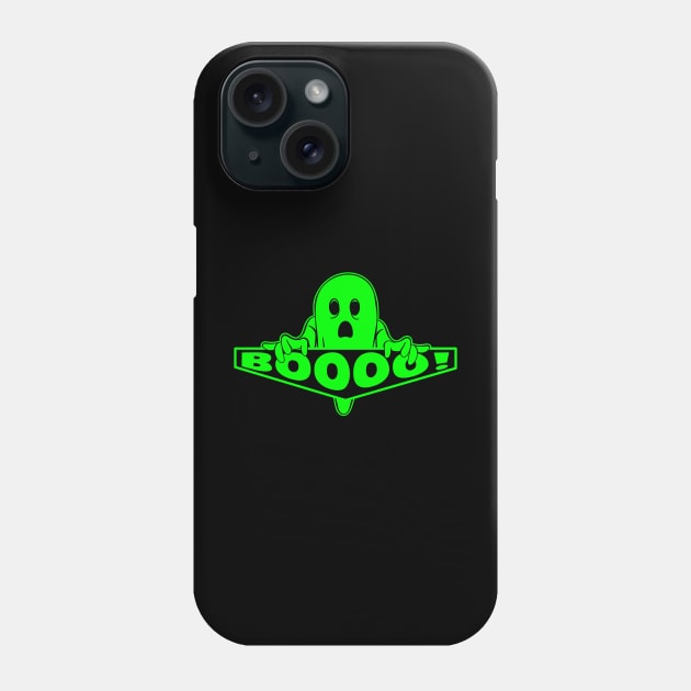 Cute Green Halloween Ghost Phone Case by Vault Emporium