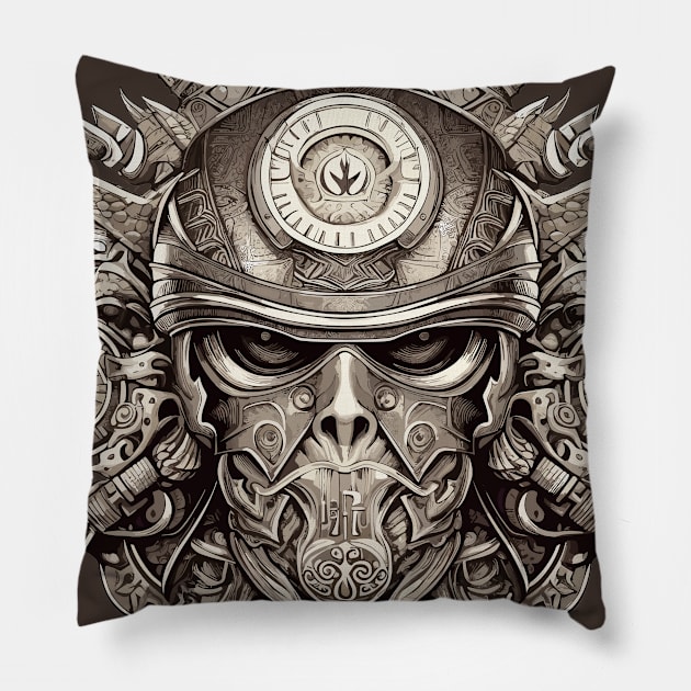 Evil helmet Pillow by siriusreno