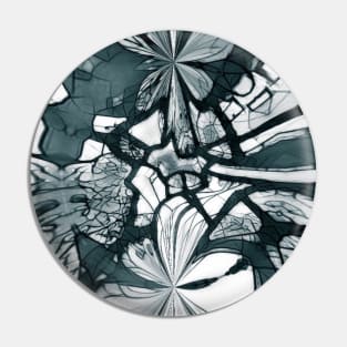 Black and White Abstract Pin