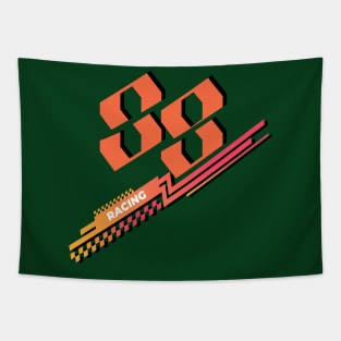 88 racing Tapestry