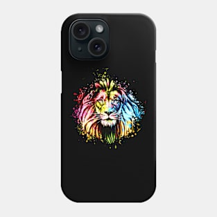 Lion watercolor Phone Case