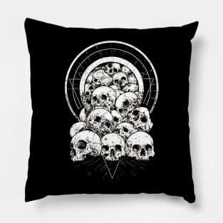 Skulls to the Throne of Skulls! Pillow