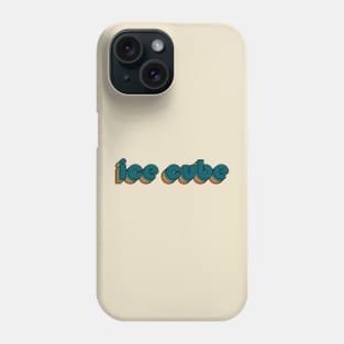 Ice Cube // Ice Cube Retro Rainbow Typography Style // 70s Phone Case