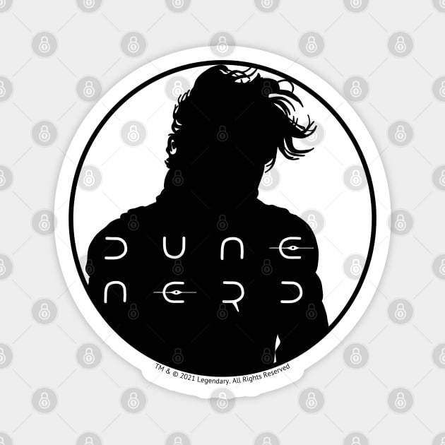 Dune Nerd Paul Atreides Silhouette Magnet by Slightly Unhinged