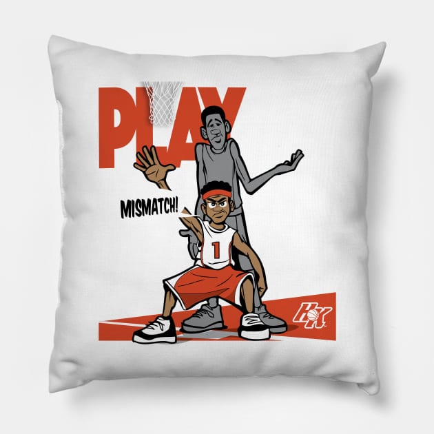 Play Big - Black T-shirt Pillow by TABRON PUBLISHING