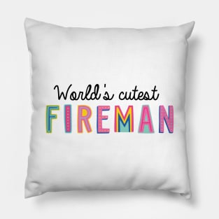 Fireman Gifts | World's cutest Fireman Pillow