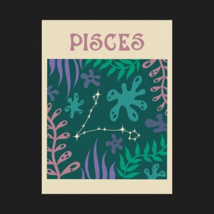 Abstract Pisces Zodiac T-Shirt