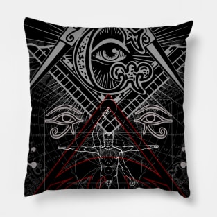 Mysteries and Mysticism - occult, esoteric, magick, alchemy, spiritual Pillow