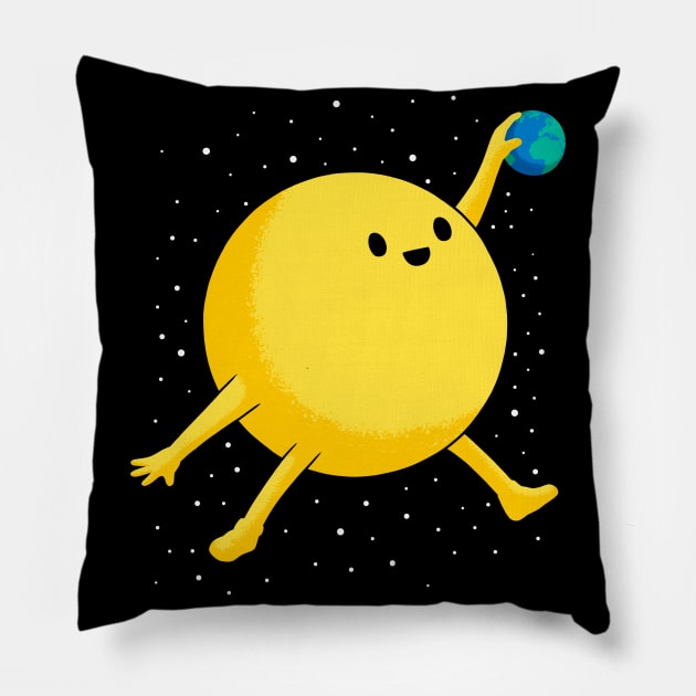 Sun Dunking Pillow by JCMaziu