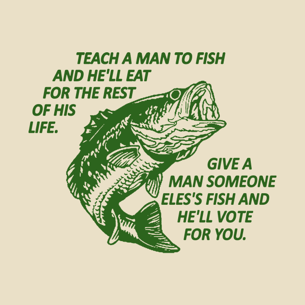 Teach a man to fish by Manatee Max