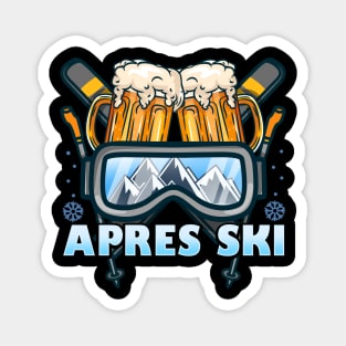 Apres Ski Party I Skifahren Snowboarden I Jagatee I Bier design Magnet