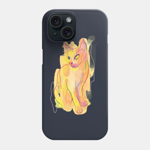 Kitty Cat Phone Case by sblarts