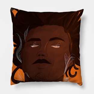 Black Medusa Pillow