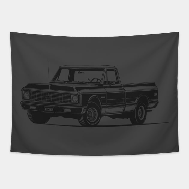 Chevy c10 1972 Tapestry by Saturasi