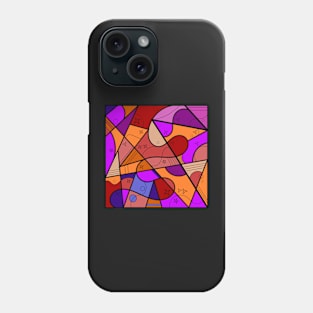 Stained Glass Abstract Gothic 1 Phone Case