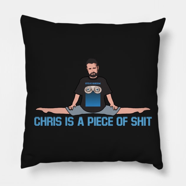 Chris Sucks Pillow by brianbarcheski