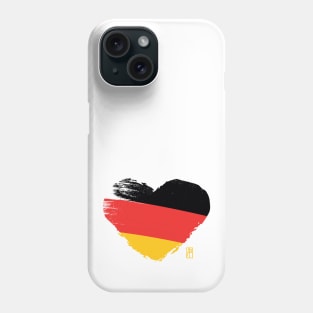 I love my country. I love Deutschland, I am a patriot. In my heart, there is always the Deutschland flag Phone Case