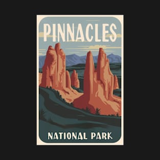 Pinnacles National Park Vintage Travel Poster T-Shirt