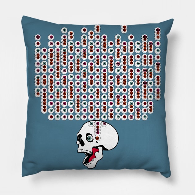 Talking Skulls Pillow by RepubliRock