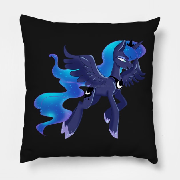 Luna Pillow by shadowllamacorn