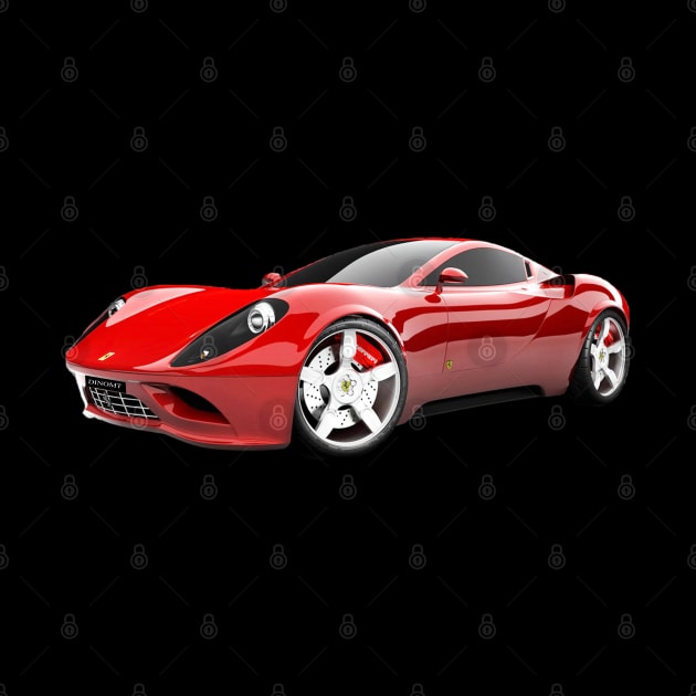 Ferrari Dino by Muscle Car Tees