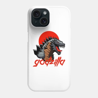 Black Godzilla Phone Case