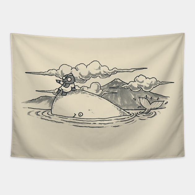 Whale Tapestry by pigboom