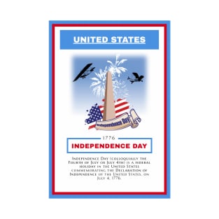 Independence Day - United States - For 4th of july - Print Design Poster - 17062011 T-Shirt