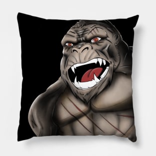 the kaiju gorilla kong Pillow