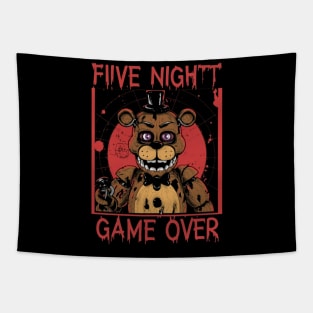 Five Nights At Freddy's Game Over Tapestry