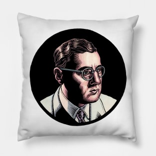 Roberto Firpo in Black Circle Pillow