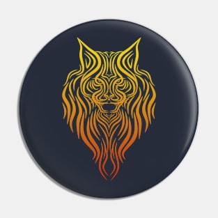 Maine coon the mini lion Pin