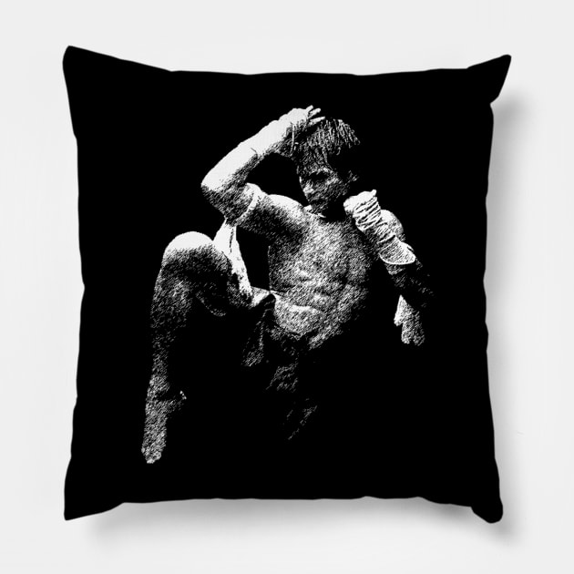 Tony Jaa Pillow by ArcaNexus