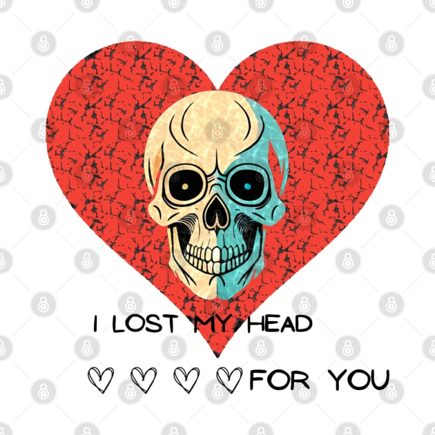 Skull in heart by sweetvision