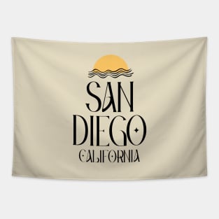 San Diego California Tapestry