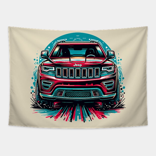 Jeep Grand Cherokee Tapestry by Vehicles-Art